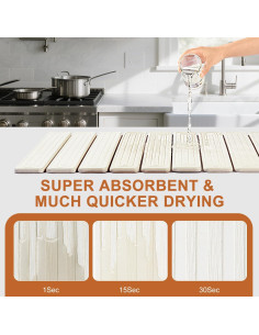 Alfombrilla de Secado de Piedra Diatomácea Hoacm 60.96x40.64cm 2