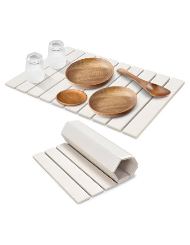 Alfombrilla de Secado de Piedra JINGYAN 61x41 cm Blanca