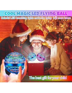 Bola Orbital Voladora M&HONG con Luces LED - Juguete 2024 2