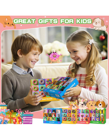 4 Rompecabezas de 100 Piezas para Niños Ciesa - Temas Divertidos