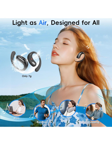 Auriculares de Traducción AI GetD Q16-H3, 42H, Bluetooth 5.4