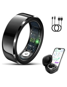 Anillo Inteligente Uaunega IP68 Monitoreo de Sueño y Salud