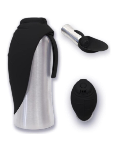 Dispensador de Agua Portátil para Perros Pacific Paws 27oz Negro Dispensador de Agua Portátil para Perros Pacific Paws 27oz Negro