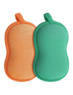 2 Esponjas de Baño para Bebés Hpmjz Suaves y Absorbentes