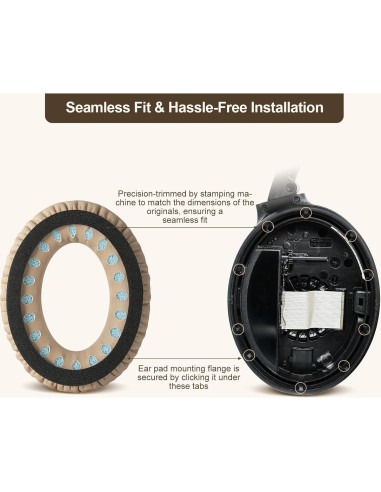 Almohadillas de Reemplazo Aurivor para Auriculares Bose QC 35/25/15