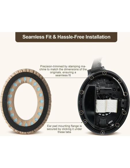 Almohadillas de Reemplazo Aurivor para Auriculares Bose QC 35/25/15 Almohadillas de Reemplazo Aurivor para Auriculares Bose QC 35/25/15