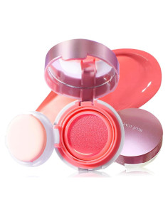 Cojín de Rubor Líquido Amor Azul 64g Rosa Durazno