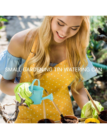 2 Regaderas de Metal para Niños LNQ LUNIQI 200ml Azul/Rojo