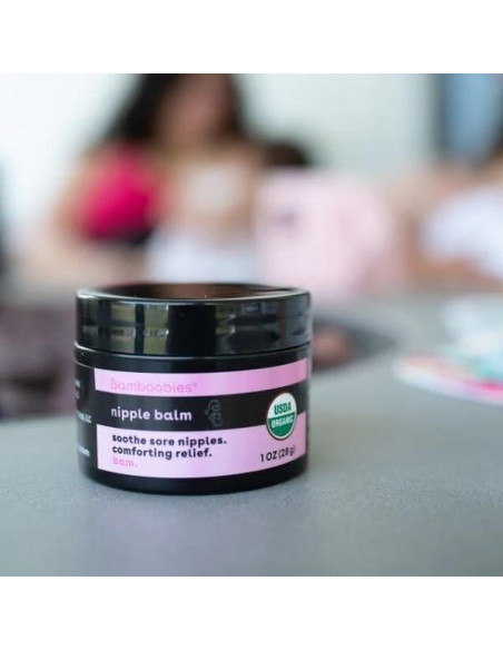 Bálsamo para Pezones Bamboobies Orgánico 28.35 g - Sin Lanolina