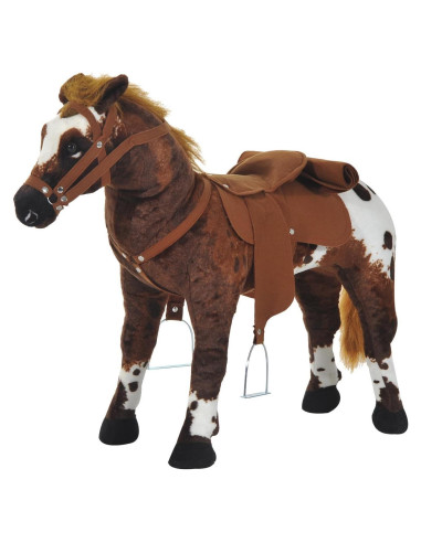 Caballo de Montar Qaba para Niños 3 a 5 Años con Sonido