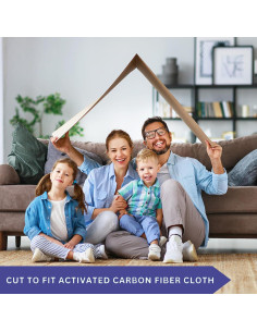 Filtro de Ventilación de Aire 4x10 Hoctsom Carbón Activado 14-Pack 2