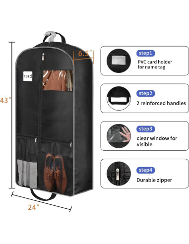 Bolsas de Ropa BH7STAR 43" Alta Resistencia 2 Piezas
