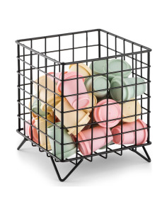 Organizador de K Cups FantasyLife Negro - Soporte de Metal 25+ Cápsulas