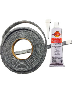 LavaLock Paquete PRO Junta Autoadhesiva 1.27 x 0.32 cm Gris 2