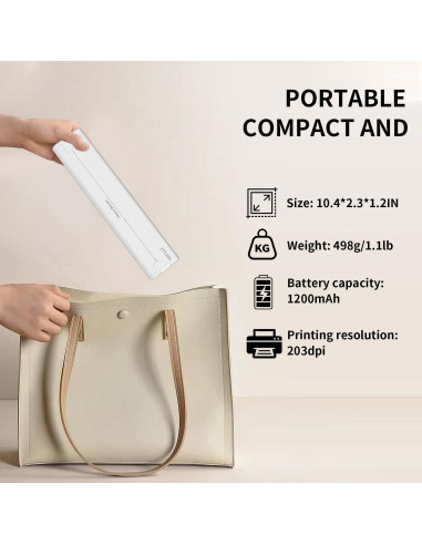 Impresora de Plantillas de Tatuaje YILONG ATS886 Inalámbrica Bluetooth