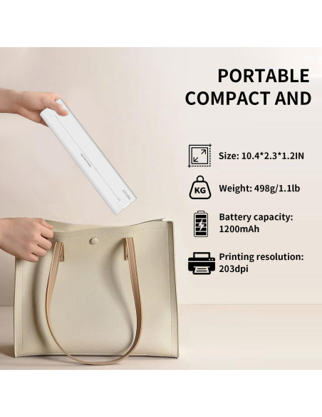 Impresora de Plantillas de Tatuaje YILONG ATS886 Inalámbrica Bluetooth