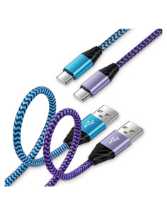 Cable de carga rápida USB C Flecom 0.91m 2Pack para Android