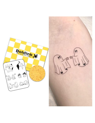 Tatuajes Semipermanentes Boldink - Animales Pequeños y Lindos