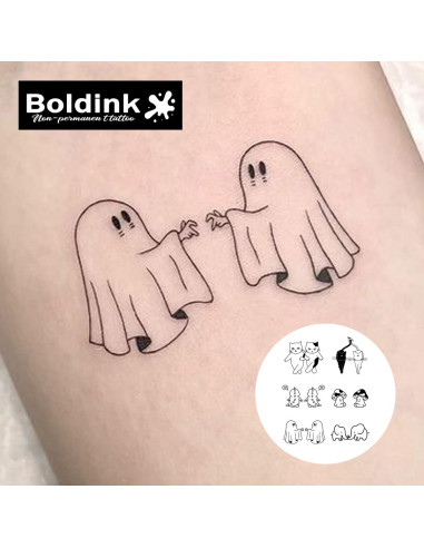 Tatuajes Semipermanentes Boldink - Animales Pequeños y Lindos