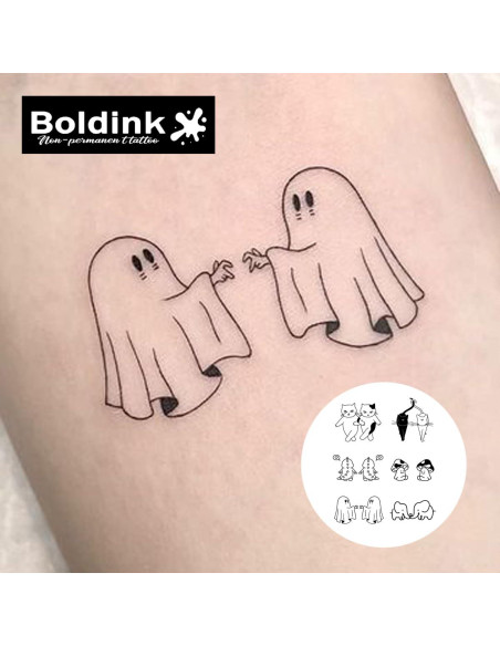 Tatuajes Semipermanentes Boldink - Animales Pequeños y Lindos