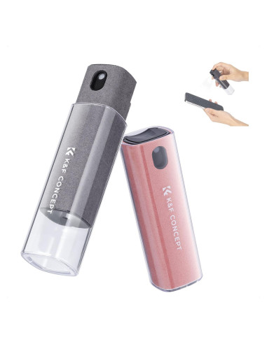 K&F CONCEPT Kit Limpiador Pantallas 2 Pcs Spray y Paño Microfibra