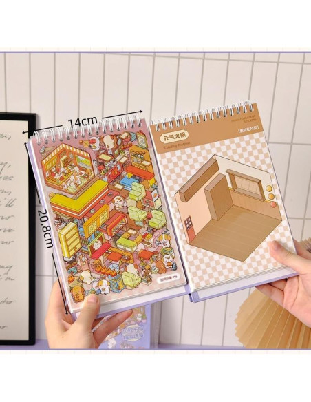 20 Sets Stickers 3D DIY Casa Affoto - Manualidades Creativas