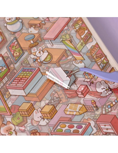 20 Sets Stickers 3D DIY Casa Affoto - Manualidades Creativas