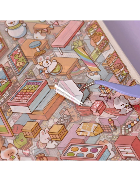 20 Sets Stickers 3D DIY Casa Affoto - Manualidades Creativas