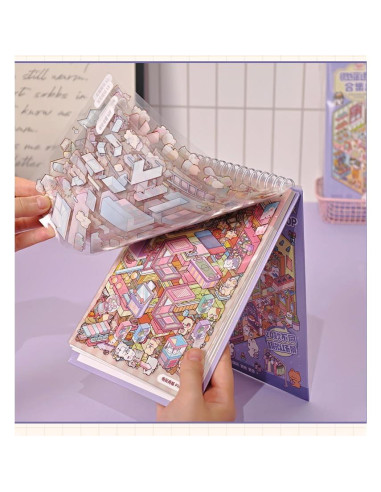 20 Sets Stickers 3D DIY Casa Affoto - Manualidades Creativas