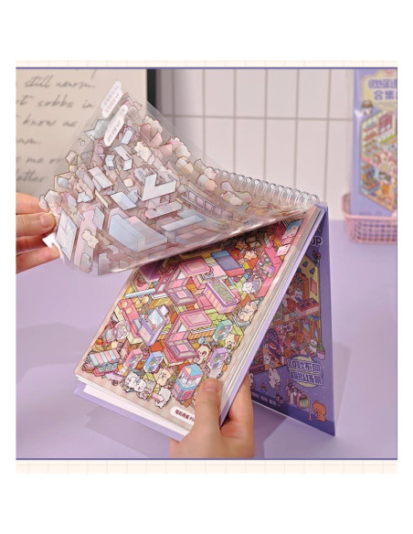 20 Sets Stickers 3D DIY Casa Affoto - Manualidades Creativas