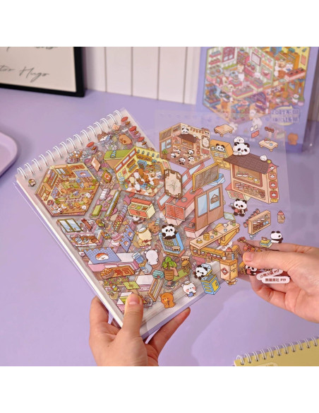 20 Sets Stickers 3D DIY Casa Affoto - Manualidades Creativas