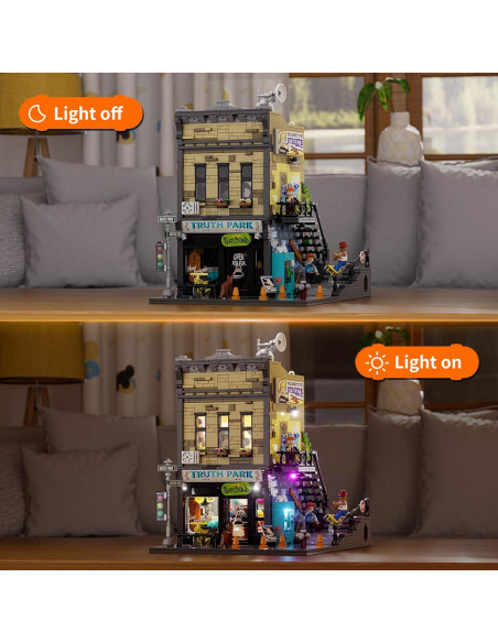 Set de Construcción FUNWHOLE Tienda de Patinaje 1573 Pcs Set de Construcción FUNWHOLE Tienda de Patinaje 1573 Pcs