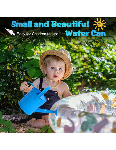 Regadera de Metal Finderomend 1.5L Azul para Niños