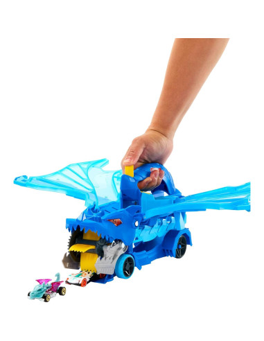 Juego de pista de coches Hot Wheels City Dragón Dual 2 Coches