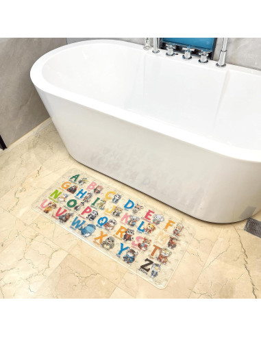 Alfombrilla de Baño Antideslizante BOPPIE 89x38 cm Animales