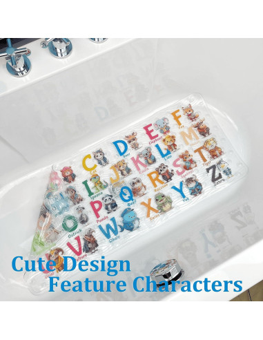 Alfombrilla de Baño Antideslizante BOPPIE 89x38 cm Animales