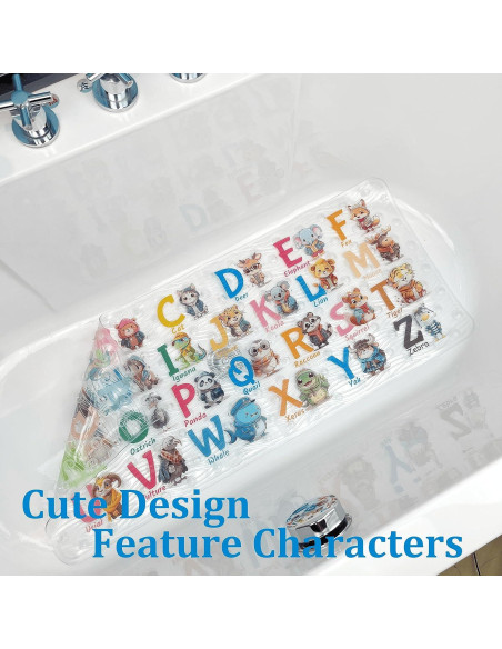 Alfombrilla de Baño Antideslizante BOPPIE 89x38 cm Animales