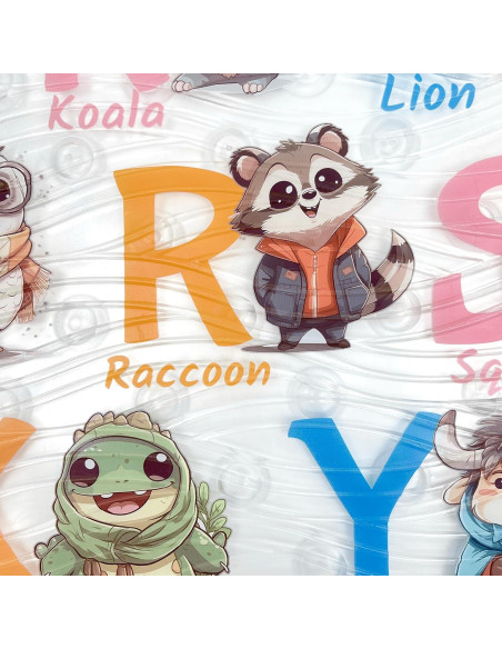 Alfombrilla de Baño Antideslizante BOPPIE 89x38 cm Animales