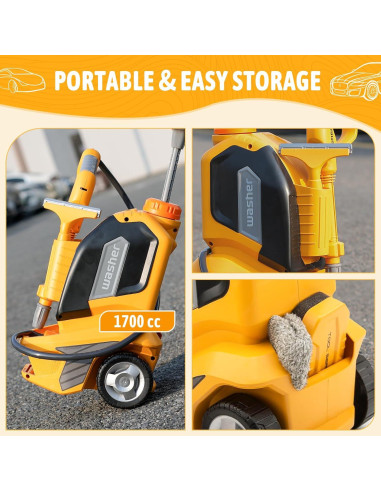 Juguete de Lavado de Autos WishaLife - Lavadora a Presión 1.30kg