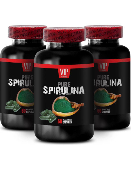 Cápsulas de Espirulina Orgánica 170g - Suplemento Natural Cápsulas de Espirulina Orgánica 170g - Suplemento Natural