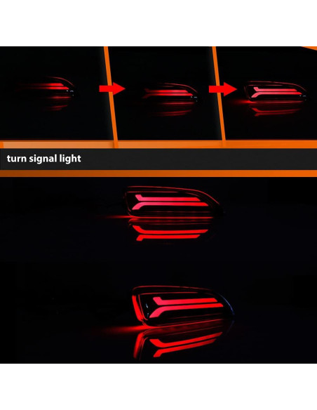 Lentes LED Rojos Ahumados ADIIL para Lexus CT200h y Corolla