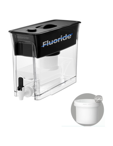 Dispensador de Agua Filtrada Waterdrop WD-WFD-02, 35 Tazas, Negro