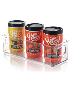 Contenedor Organizador StorageBud - Plástico Transparente 25.4x10.2cm