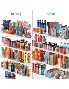 Contenedor Organizador StorageBud - Plástico Transparente 25.4x10.2cm 2