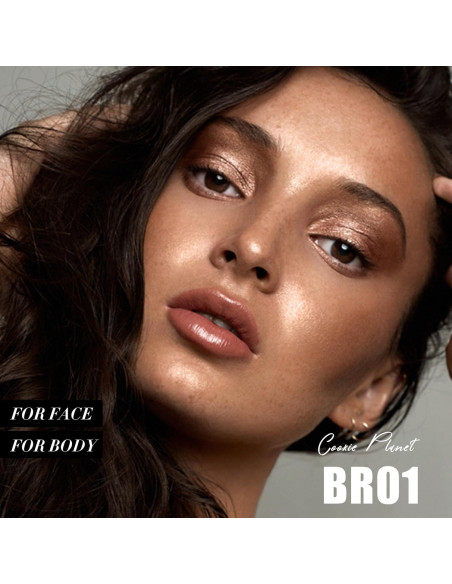 Iluminador Facial en Polvo FOCALLURE BR01 Planeta Galleta 120g