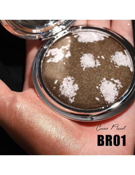 Iluminador Facial en Polvo FOCALLURE BR01 Planeta Galleta 120g