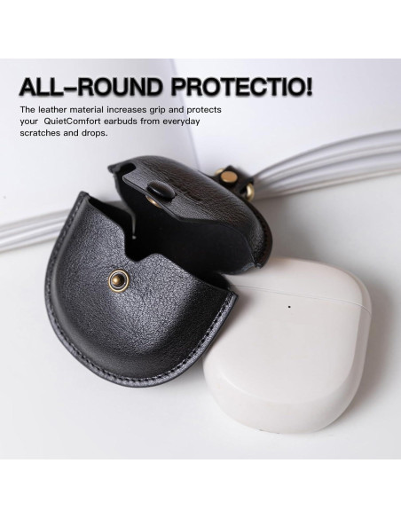 Funda Protectora de Cuero Tuskd Land para Bose QuietComfort II y Ultra