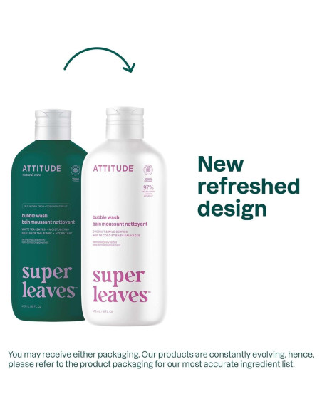 Baño de Burbujas ATTITUDE Coco y Berries Silvestres 473 ml