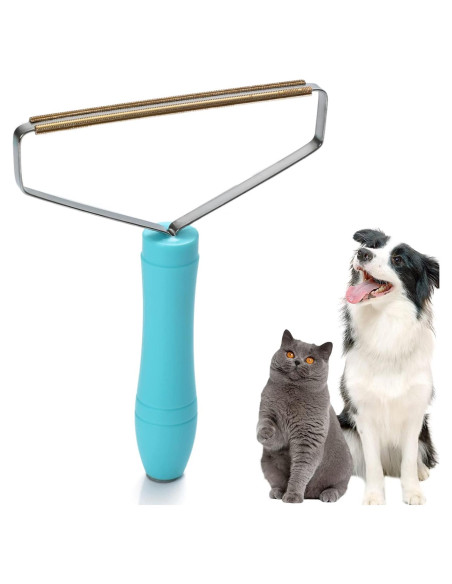Removedor de Pelo de Mascota ANCAI Reutilizable Azul 16.6cm