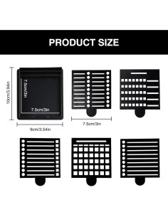 Soporte y Plantilla para Notas Adhesivas Framad 3x3 cm 5 Pcs 2